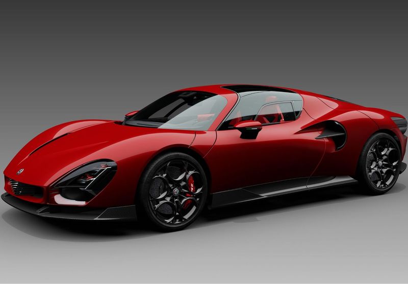 1:43 BBR - Alfa Romeo 33 Stradale Rosso Alfa 1:43 BBR - Alfa Romeo 33 Stradale Rosso Alfa