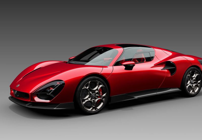 1:43 BBR - Alfa Romeo 33 Stradale Red Villa D’Este 1:43 BBR - Alfa Romeo 33 Stradale Red Villa D’Este