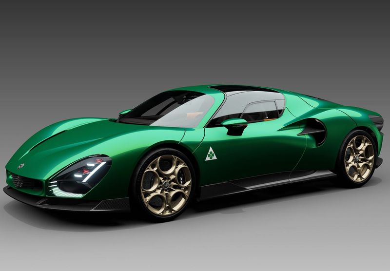 1:43 BBR - Alfa Romeo 33 Stradale Verde Montreal 1:43 BBR - Alfa Romeo 33 Stradale Verde Montreal