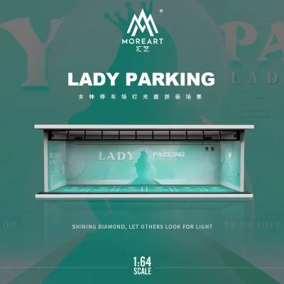 1:64 Black Box Diorama (MoreArt) - Parking Garage Lady *With Light* 1:64 Black Box Diorama (MoreArt) - Parking Garage Lady *With Light*