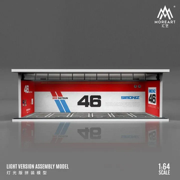 1:64 Black Box Diorama (MoreArt) - Parking Garage BRE *With Light*