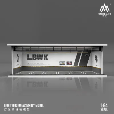 1:64 Black Box Diorama (MoreArt) - Parking Garage LBWK *With Light* 1:64 Black Box Diorama (MoreArt) - Parking Garage LBWK *With Light*