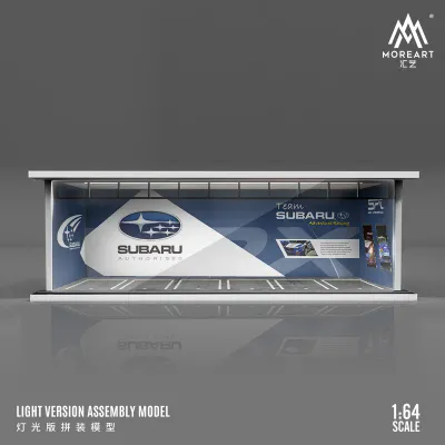 1:64 Black Box Diorama (MoreArt) - Parking Garage Subaru *With Light* 1:64 Black Box Diorama (MoreArt) - Parking Garage Subaru *With Light*