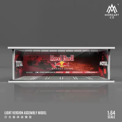1:64 Black Box Diorama (MoreArt) - Parking Garage Redbull *With Light* 1:64 Black Box Diorama (MoreArt) - Parking Garage Redbull *With Light*