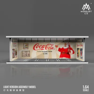 1:64 Black Box Diorama (MoreArt) - Parking Garage Coca-cola *With Light* 1:64 Black Box Diorama (MoreArt) - Parking Garage Coca-cola *With Light*
