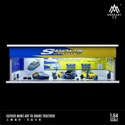 1:64 Black Box Diorama (MoreArt) - Parking Garage Spoon *With Light* *CAr & Deko not included!* 1:64 Black Box Diorama (MoreArt) - Parking Garage Spoon *With Light* *CAr & Deko not included!*