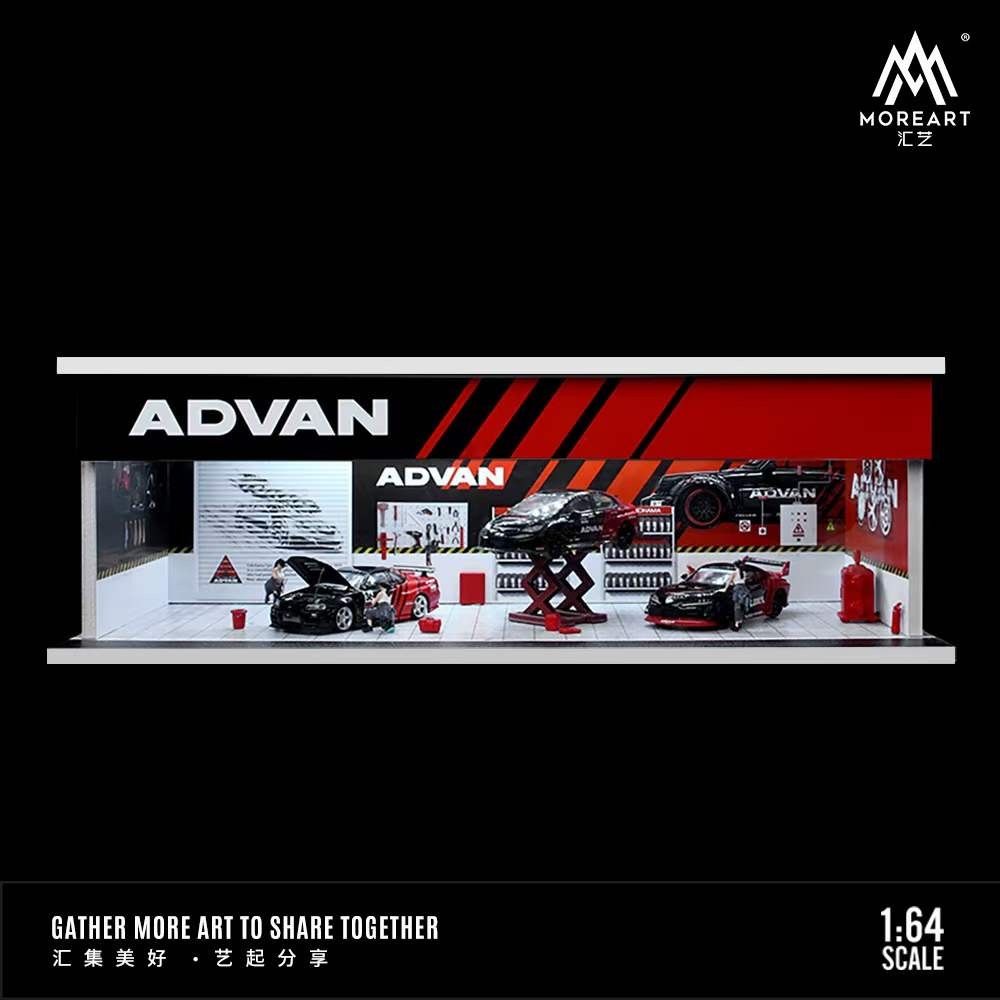 1:64 Black Box Diorama (MoreArt) - Parking Garage Advan *With Light* *CAr & Deko not included!*
