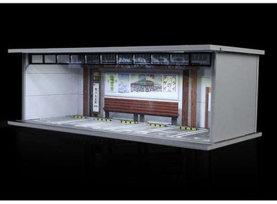 1:64 Black Box Diorama (MoreArt) - Parking Garage Parking Lot *With Light*