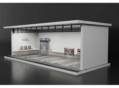 1:64 Black Box Diorama (MoreArt) - Parking Garage Parking Lot *With Light* 1:64 Black Box Diorama (MoreArt) - Parking Garage Parking Lot *With Light*