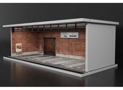 1:64 Black Box Diorama (MoreArt) - Parking Garage Parking Lot *With Light* 1:64 Black Box Diorama (MoreArt) - Parking Garage Parking Lot *With Light*