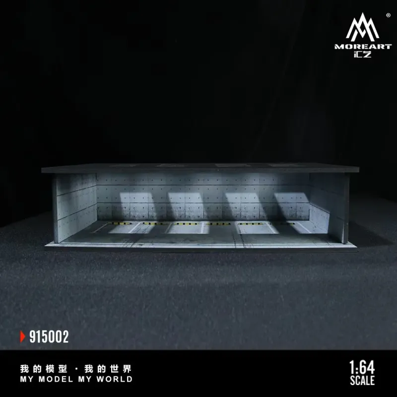 1:64 Black Box Diorama (MoreArt) - Diorama Parking lot *With Light* *Without Cars* 1:64 Black Box Diorama (MoreArt) - Diorama Parking lot *With Light* *Without Cars*