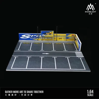 1:64 Black Box Diorama (MoreArt) - Diorama Spoon Parking Lot 1:64 Black Box Diorama (MoreArt) - Diorama Spoon Parking Lot