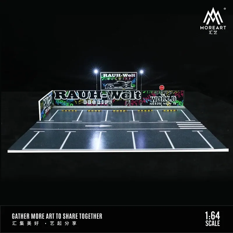 1:64 Black Box Diorama (MoreArt) - Diorama RWB Parking Lot 1:64 Black Box Diorama (MoreArt) - Diorama RWB Parking Lot