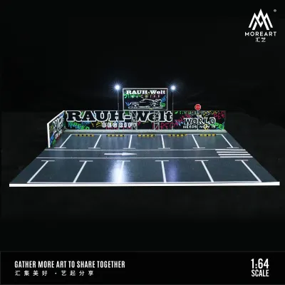 1:64 Black Box Diorama (MoreArt) - Diorama RWB Parking Lot 1:64 Black Box Diorama (MoreArt) - Diorama RWB Parking Lot