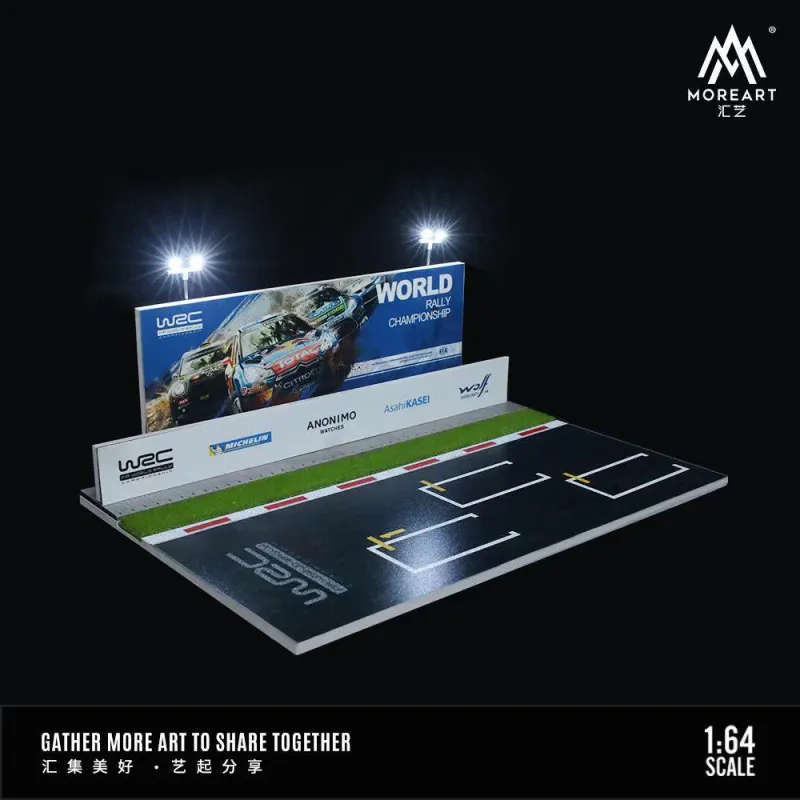 1:64 Black Box Diorama (MoreArt) - Diorama WRC 1:64 Black Box Diorama (MoreArt) - Diorama WRC