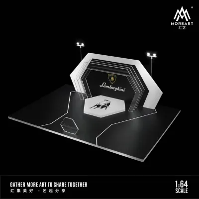 1:64 Black Box Diorama (MoreArt) - Diorama Lamborghini *With Light* 1:64 Black Box Diorama (MoreArt) - Diorama Lamborghini *With Light*