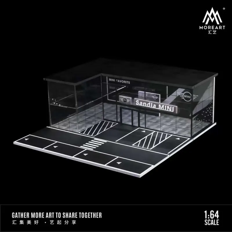 1:64 Black Box Diorama (MoreArt) - Diorama Mini Showroom *Without Cars* 1:64 Black Box Diorama (MoreArt) - Diorama Mini Showroom *Without Cars*