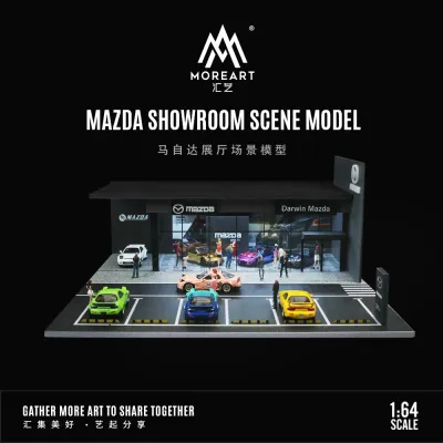 1:64 Black Box Diorama (MoreArt) - Diorama Mazda Showroom *With Lights* *Without Cars* 1:64 Black Box Diorama (MoreArt) - Diorama Mazda Showroom *With Lights* *Without Cars*