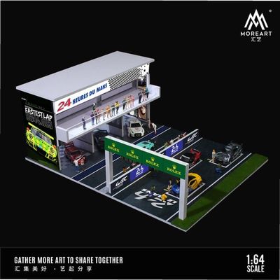 1:64 Black Box Diorama (MoreArt) - Diorama Lemans 24h *With Lights* *Without Cars* 1:64 Black Box Diorama (MoreArt) - Diorama Lemans 24h *With Lights* *Without Cars*