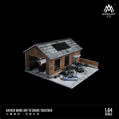 1:64 Black Box Diorama (MoreArt) - Diorama Workshop *With Lights* *Without Cars* 1:64 Black Box Diorama (MoreArt) - Diorama Workshop *With Lights* *Without Cars*