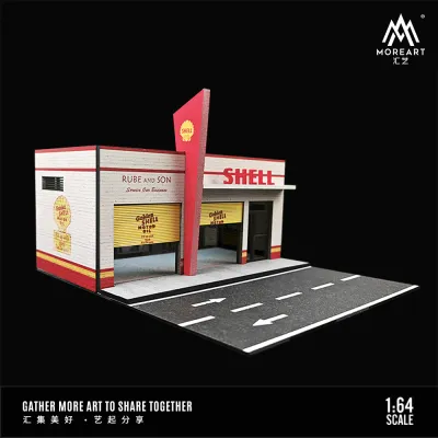 1:64 Black Box Diorama (MoreArt) - Diorama Shell *With Lights* *Without Cars* 1:64 Black Box Diorama (MoreArt) - Diorama Shell *With Lights* *Without Cars*