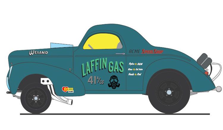 1:18 ACME - 1940 Gasser - Laffin Gas 1:18 ACME - 1940 Gasser - Laffin Gas