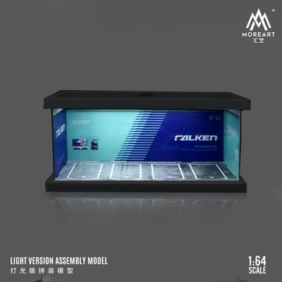 1:64 Black Box Diorama (MoreArt) - Diorama Falken Parking Lot *With Lights* *Without Cars* 1:64 Black Box Diorama (MoreArt) - Diorama Falken Parking Lot *With Lights* *Without Cars*
