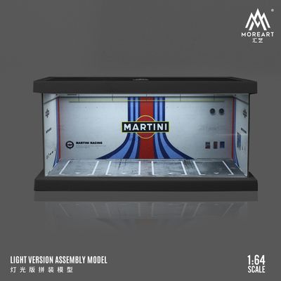 1:64 Black Box Diorama (MoreArt) - Diorama Martini Parking Lot *With Lights* *Without Cars* 1:64 Black Box Diorama (MoreArt) - Diorama Martini Parking Lot *With Lights* *Without Cars*