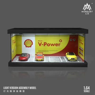1:64 Black Box Diorama (MoreArt) - Diorama Shell Parking Lot *With Lights* *Without Cars* 1:64 Black Box Diorama (MoreArt) - Diorama Shell Parking Lot *With Lights* *Without Cars*
