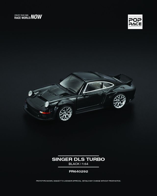 1:64 Pop Race Limited - Singer DLS Turbo (Road), black