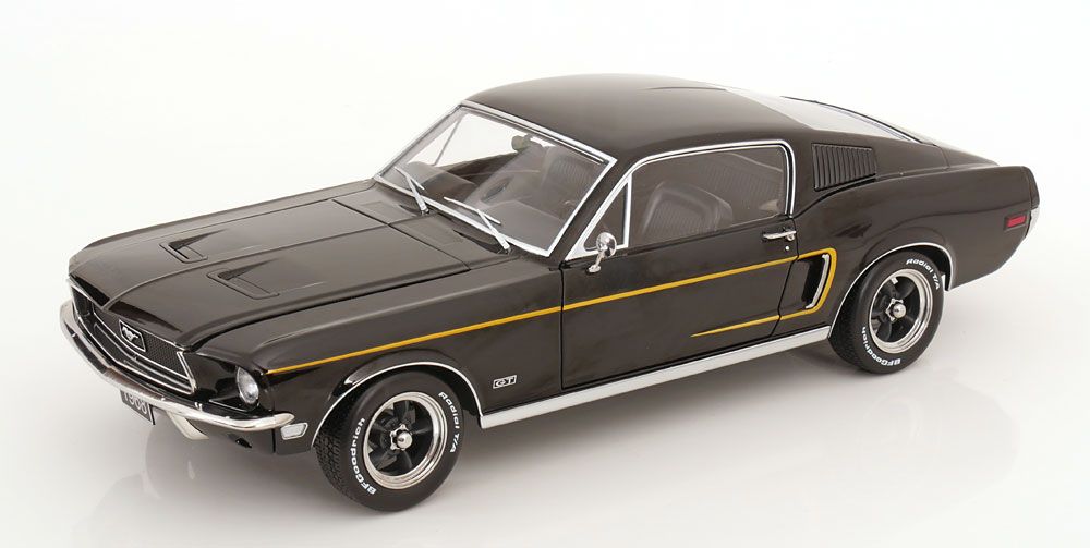 1:12 KK Scale - Ford Mustang GT Fastback 1968 schwarz