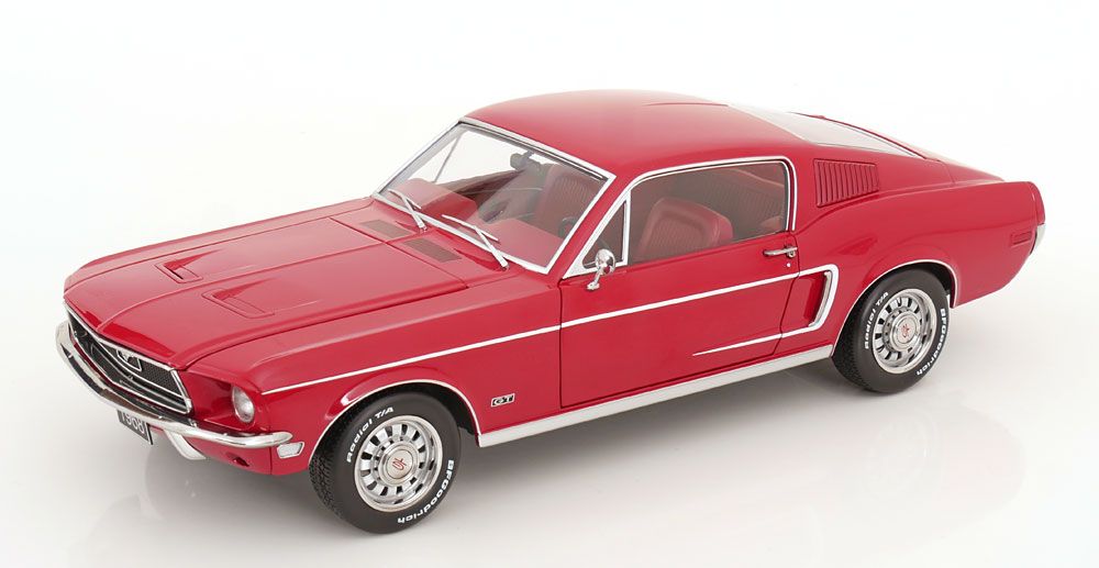 1:12 KK Scale - Ford Mustang GT Fastback 1968 rot