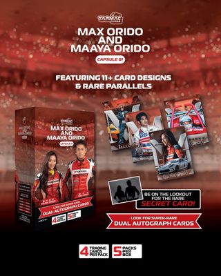 Tarmac Cards Max Orido & Maaya Orido Capsule 01 *1 Pack* Tarmac Cards Max Orido & Maaya Orido Capsule 01 *1 Pack*
