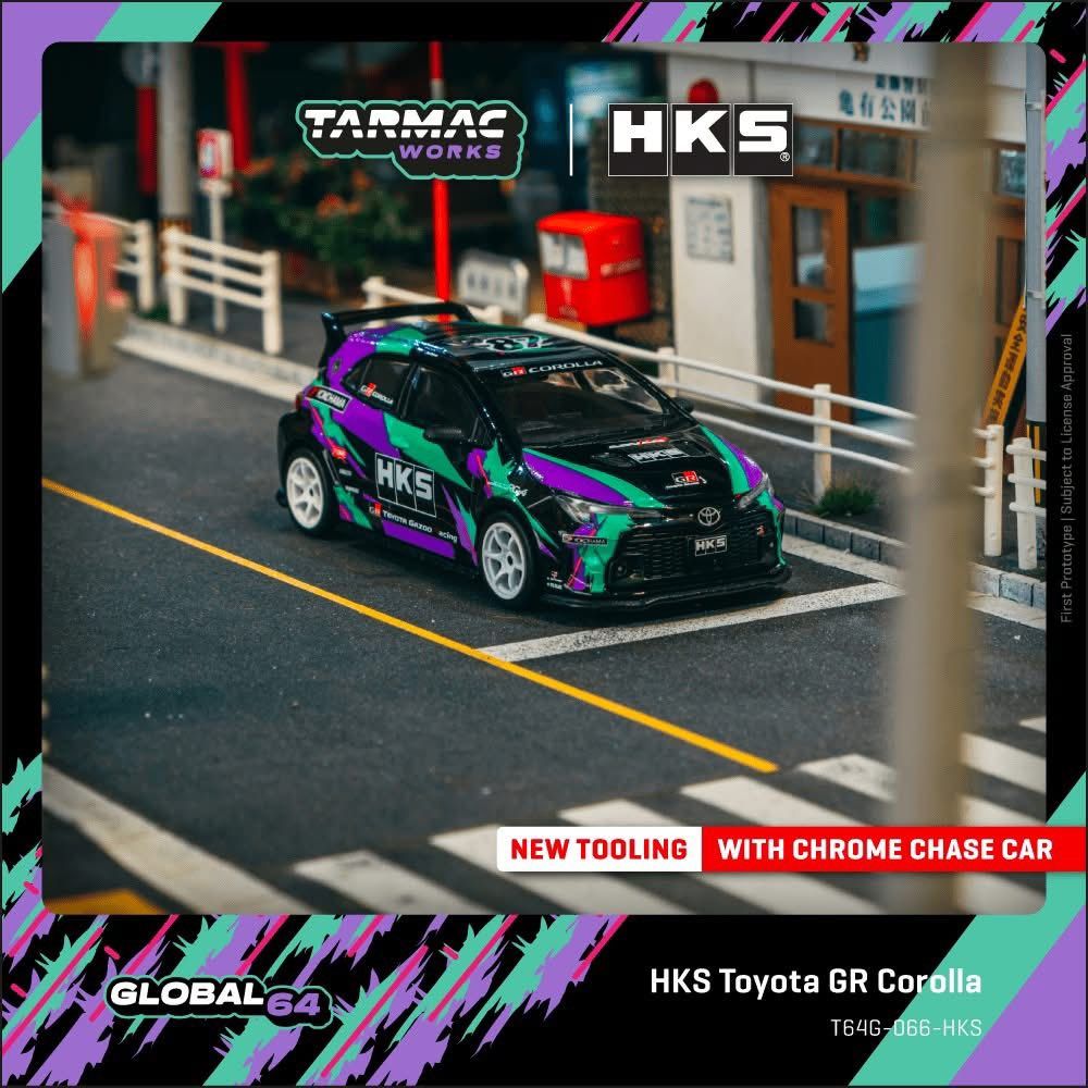 1:64 Tarmac - Toyota GR Corolla *HKS*