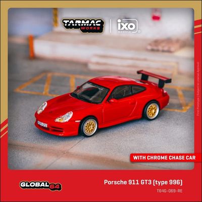 1:64 Tarmac - Porsche 911 GT3 (996), red 1:64 Tarmac - Porsche 911 GT3 (996), red
