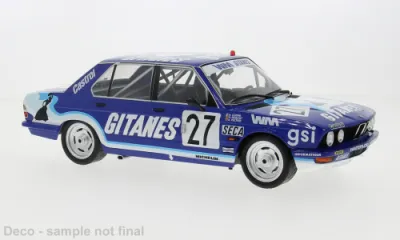 1:18 Ixo - BMW 528i (E28) #27 24h Spa A. Cudini - H. Regout - A. Peltier 1:18 Ixo - BMW 528i (E28) #27 24h Spa A. Cudini - H. Regout - A. Peltier