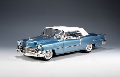 1:18 Stamp Models - 1956 Cadillac Eldorado Biarritz Closed roof Bahama Blue 1:18 Stamp Models - 1956 Cadillac Eldorado Biarritz Closed roof Bahama Blue