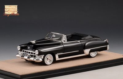 1:43 Stamp Models - 1949 Cadillac Series 62 Convertible Open top Black