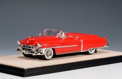 1:43 Stamp Models - 1953 Cadillac Eldorado Convertible Open roof Azetec Red 1:43 Stamp Models - 1953 Cadillac Eldorado Convertible Open roof Azetec Red