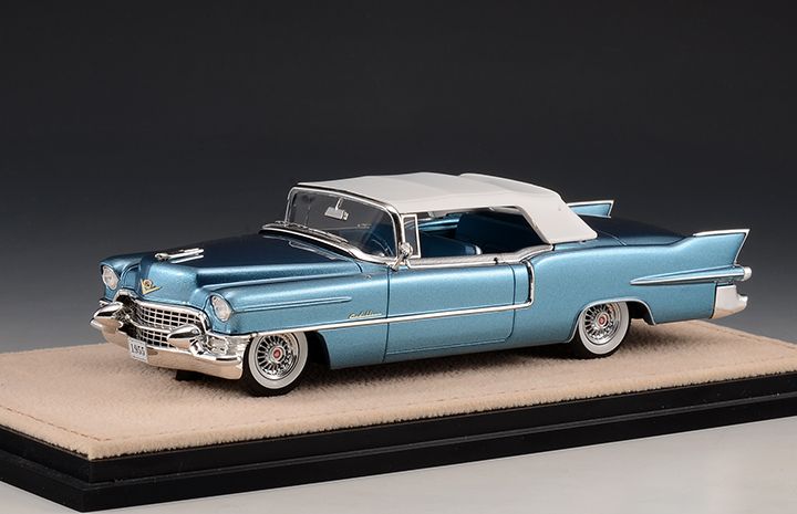 1:43 Stamp Models - 1955 Cadillac Eldorado Biarritz Closed top Bahama Blue Metallic 1:43 Stamp Models - 1955 Cadillac Eldorado Biarritz Closed top Bahama Blue Metallic