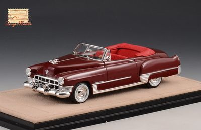1:43 Stamp Models - 1949 Cadillac Series 62 Convertible Open top Maroon 1:43 Stamp Models - 1949 Cadillac Series 62 Convertible Open top Maroon