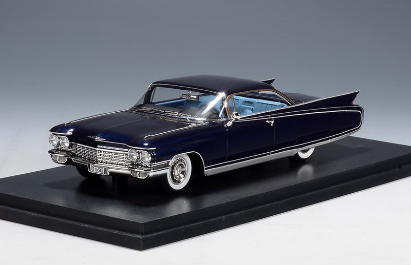 1:43 Stamp Models - 1960 Cadillac Eldorado Seville York Blue Metallic 1:43 Stamp Models - 1960 Cadillac Eldorado Seville York Blue Metallic