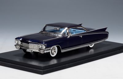 1:43 Stamp Models - 1960 Cadillac Eldorado Seville York Blue Metallic 1:43 Stamp Models - 1960 Cadillac Eldorado Seville York Blue Metallic