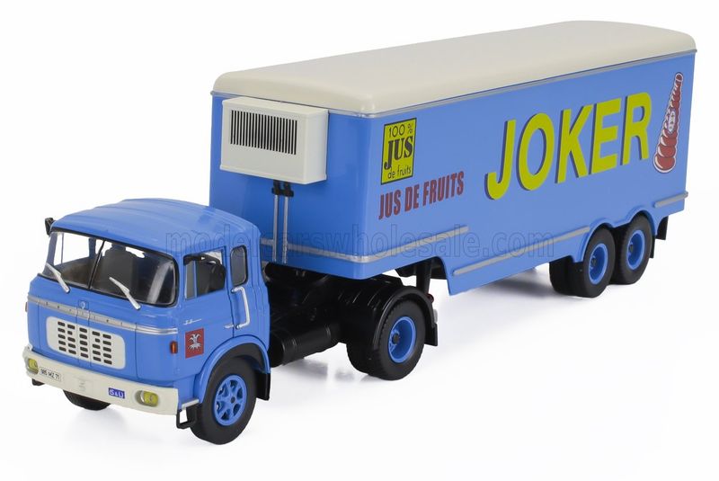 1:43 Altaya - BERLIET - TR12 TRUCK SEMI-FRIGO JUS DE FRUITS JOKER TRANSPORTS 1964 *Ohne Verpackung* 1:43 Altaya - BERLIET - TR12 TRUCK SEMI-FRIGO JUS DE FRUITS JOKER TRANSPORTS 1964 *Ohne Verpackung*