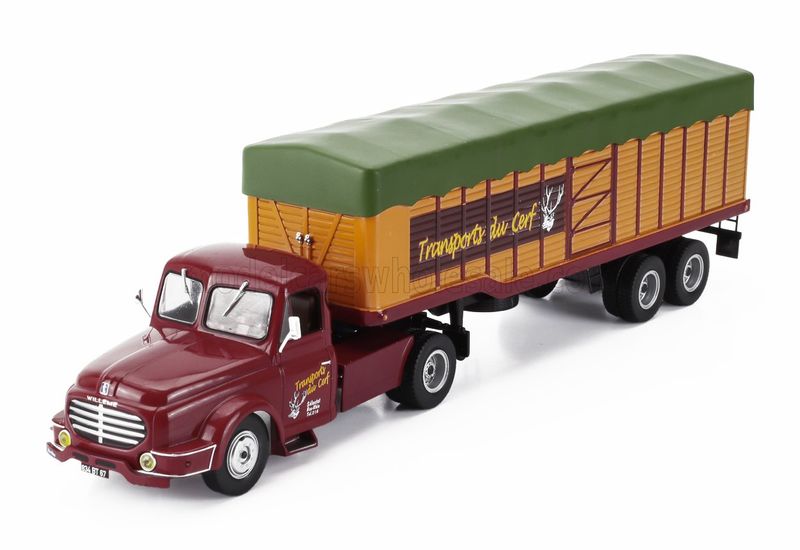 1:43 Altaya - WILLEME - LC610 TRUCK TRANSPORTS DU CERF 1952 *Ohne Verpackung* 1:43 Altaya - WILLEME - LC610 TRUCK TRANSPORTS DU CERF 1952 *Ohne Verpackung*