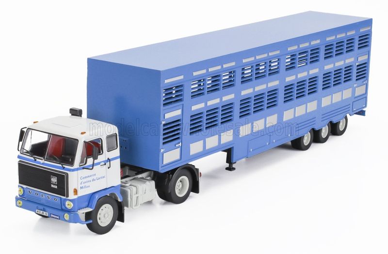 1:43 Altaya - VOLVO - F89 TRUCK COMMERCE D'OVINS DU LARZAC MILLAU - LIVESTOCK TRANSPORTER - TRASPORTO ANIMALI 1978 *Ohne Verpackung* 1:43 Altaya - VOLVO - F89 TRUCK COMMERCE D'OVINS DU LARZAC MILLAU - LIVESTOCK TRANSPORTER - TRASPORTO ANIMALI 1978 *Ohne Verpackung*