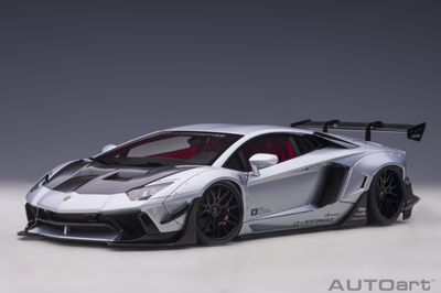 1:18 Autoart - Liberty Walk LB-Works Lamborghini Aventador Limited Edition (Matt Metallic Silver) *Reproduktion 2026* 1:18 Autoart - Liberty Walk LB-Works Lamborghini Aventador Limited Edition (Matt Metallic Silver) *Reproduktion 2026*