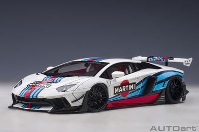 1:18 Autoart - Liberty Walk LB-Works Lamborghini Aventador Limited Edition (Martini Livery) *Reproduktion 2026* 1:18 Autoart - Liberty Walk LB-Works Lamborghini Aventador Limited Edition (Martini Livery) *Reproduktion 2026*