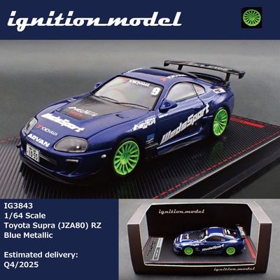1:64 Ignition - Toyota Supra (JZA80) RZ, blue metallic 1:64 Ignition - Toyota Supra (JZA80) RZ, blue metallic