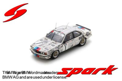 1:43 Spark - BMW 635 Csi No.1 24H Spa 1984 D. Quester - H-J. Stuck - J. Weaver 1:43 Spark - BMW 635 Csi No.1 24H Spa 1984 D. Quester - H-J. Stuck - J. Weaver